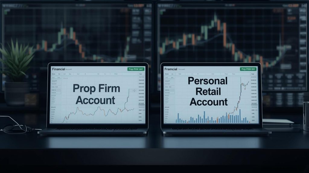 What Is the Difference Between a Prop Firm Account and a Personal Retail Account?