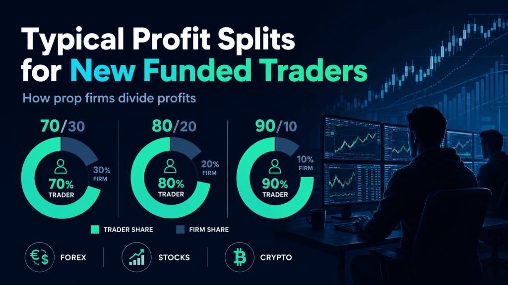 Prop Firm Payouts: Typical Profit Splits for New Funded Traders