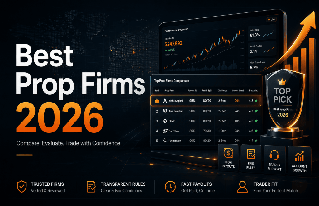 Best Prop Firms 2026: Beginner Ranking by Cost, Rules, Payouts, and Risk